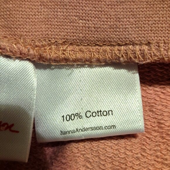 Hanna Andersson girls size 100 or 4 pink with purple & white flower joggers vguc - Picture 5 of 5